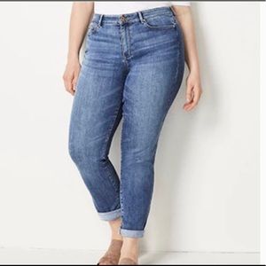 J Jill Relaxed Fit Boyfriend Jean sz 18 P